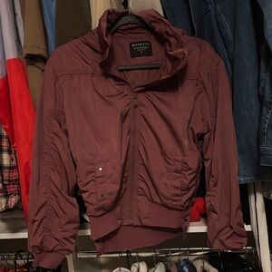 Athleta Dusty Rose Packable Hooded Windbreaker